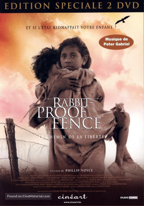 Rabbit Proof Fence - Belgian DVD movie cover