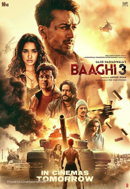 Baaghi 3 - Indian Movie Poster