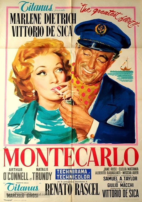 Montecarlo - Italian Movie Poster