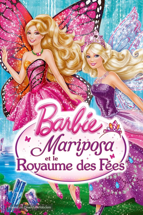 Barbie Mariposa and the Fairy Princess - French DVD movie cover