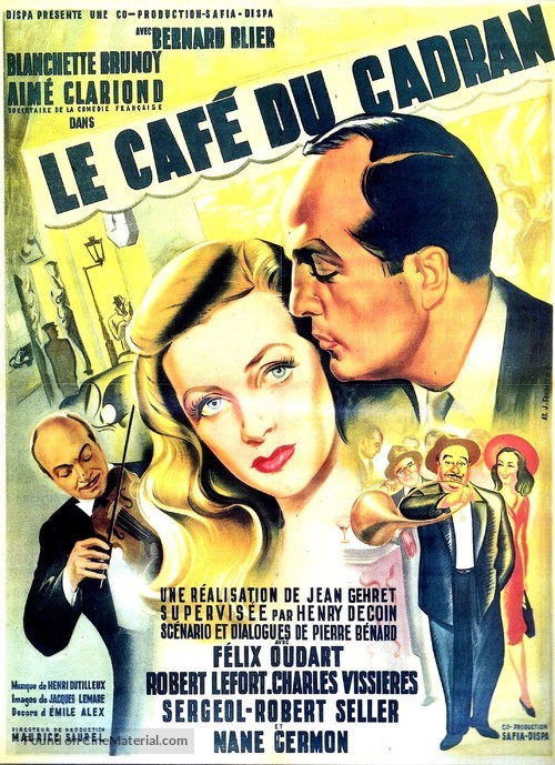 Le caf&eacute; du cadran - French Movie Poster