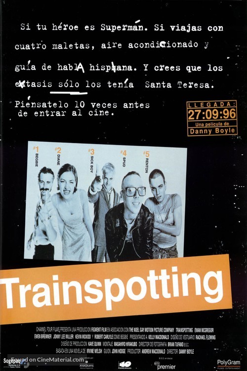 Trainspotting - Spanish Movie Poster