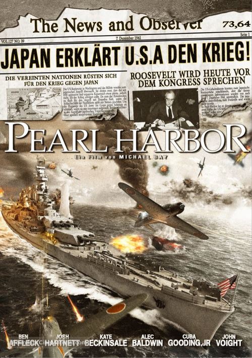 Pearl Harbor - German Movie Cover