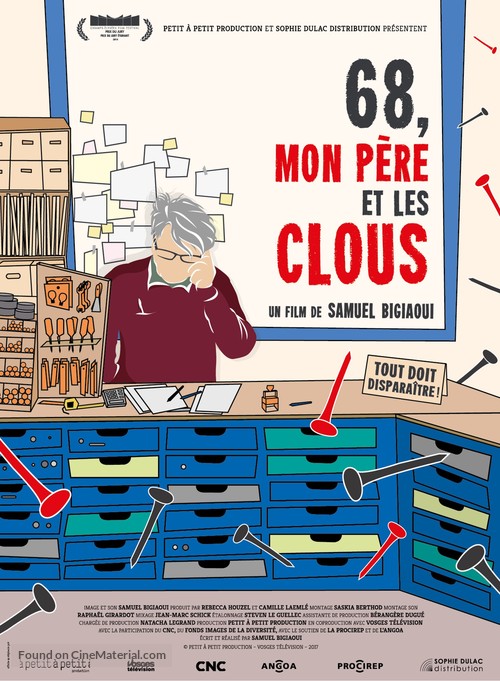68, mon p&egrave;re et les clous - French Movie Poster