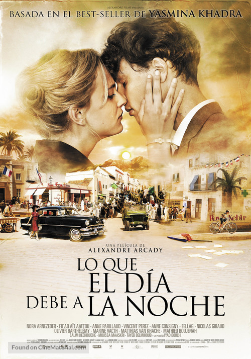 Ce que le jour doit &agrave; la nuit - Spanish Movie Poster