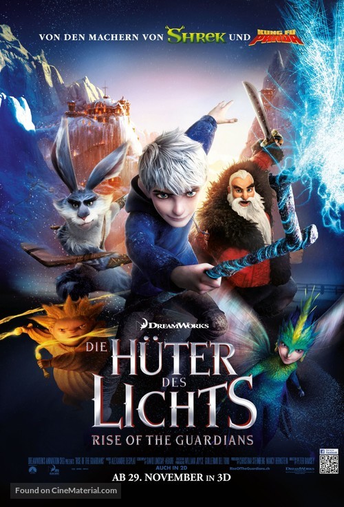 Rise of the Guardians - Swiss Movie Poster