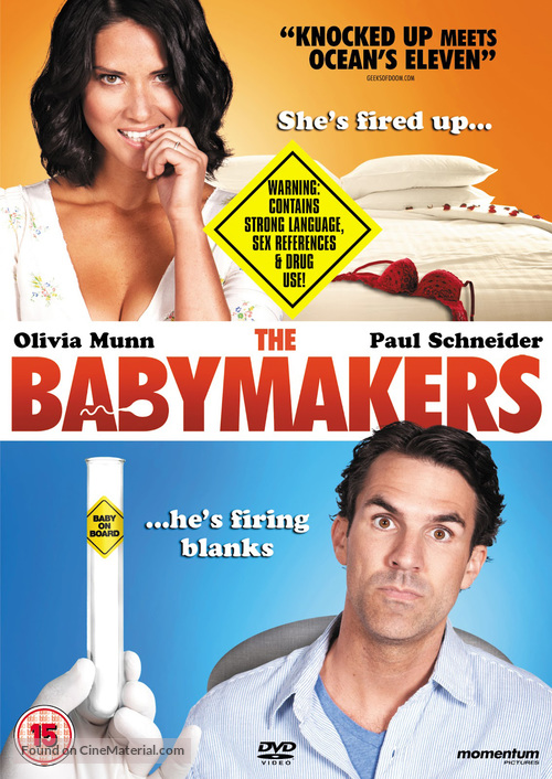 The Babymakers - British DVD movie cover
