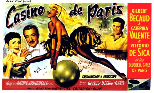 Casino de Paris - Belgian Movie Poster