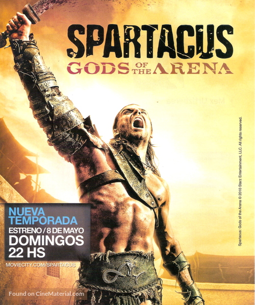 &quot;Spartacus: Gods of the Arena&quot; - Argentinian Movie Poster