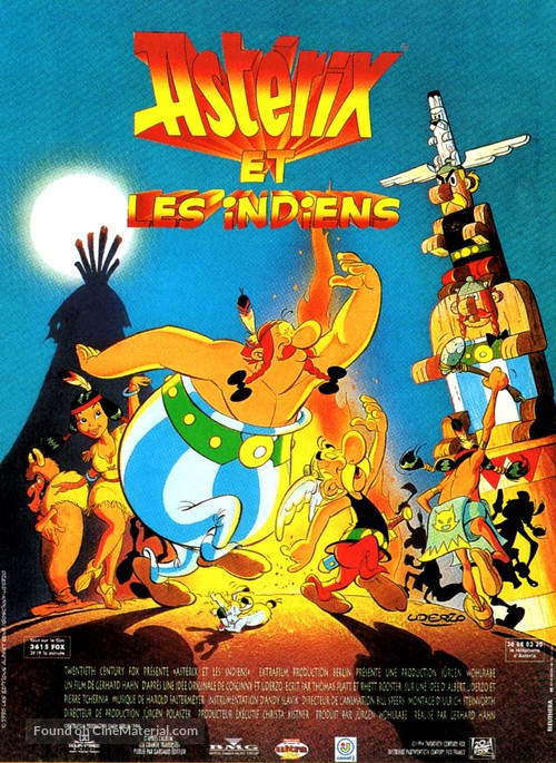 Asterix in Amerika - French Movie Poster