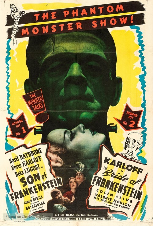 Son of Frankenstein - Combo movie poster