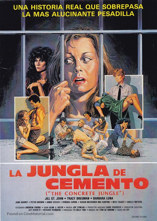 The Concrete Jungle - Spanish Movie Poster