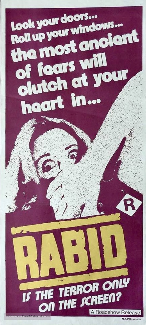 Rabid - Australian Movie Poster