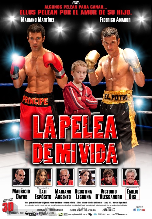 La pelea de mi vida - Argentinian Movie Poster