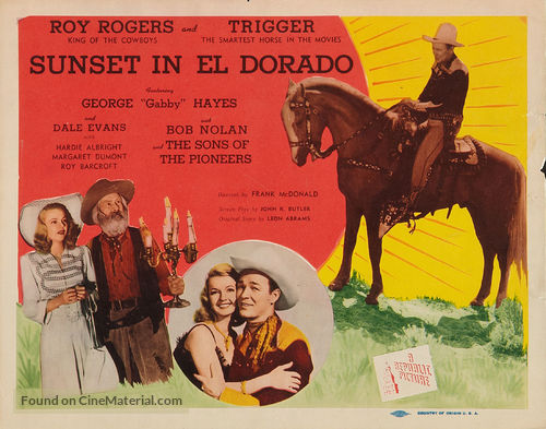 Sunset in El Dorado - Movie Poster