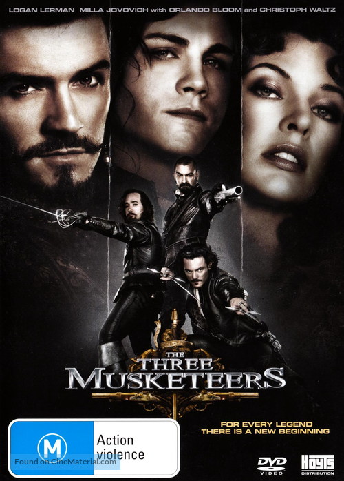 The Three Musketeers - Australian Movie Cover