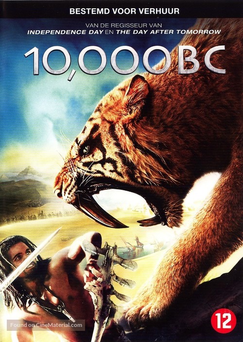10,000 BC - Dutch Movie Cover