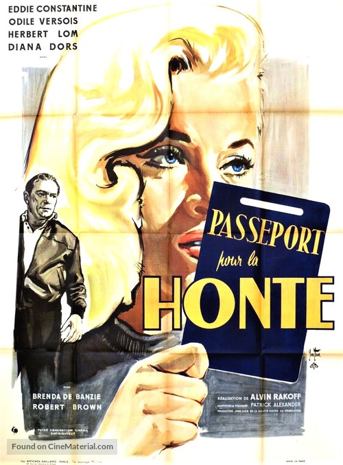 Passport to Shame - French Movie Poster