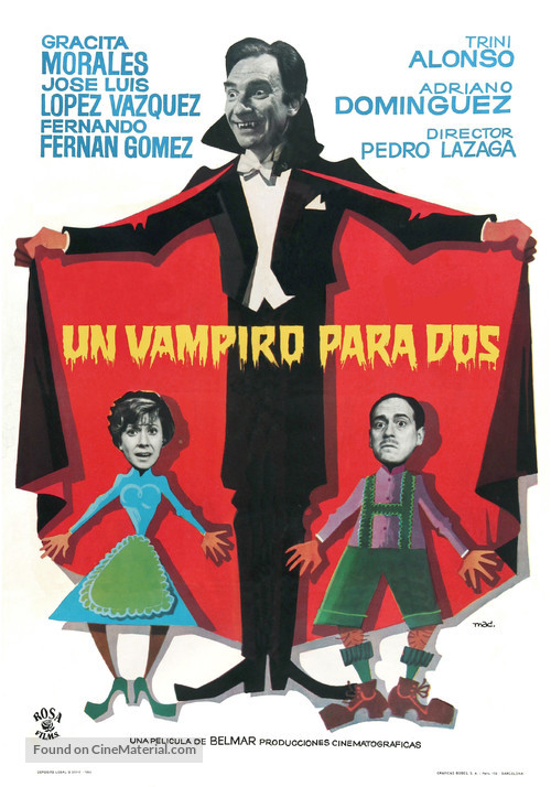 Vampiro para dos, Un - Spanish Movie Poster