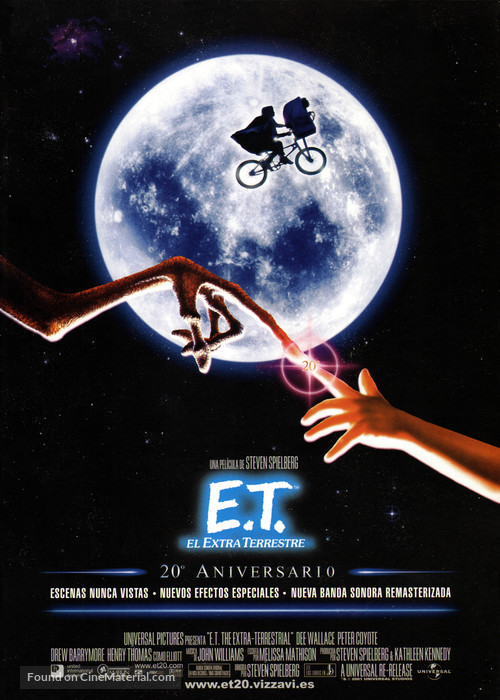 E.T. The Extra-Terrestrial - Spanish Movie Poster