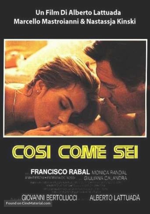 Cos&igrave; come sei - Italian Movie Poster