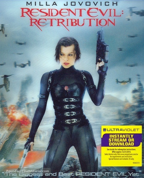 Resident Evil: Retribution - Blu-Ray movie cover