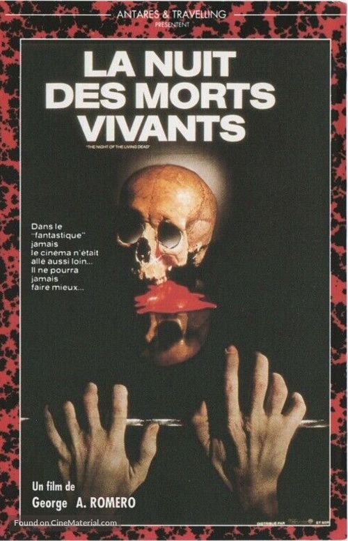 Night of the Living Dead - French VHS movie cover