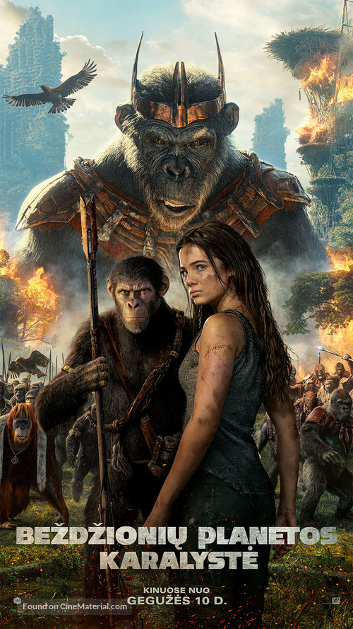 Kingdom of the Planet of the Apes - Lithuanian Movie Poster