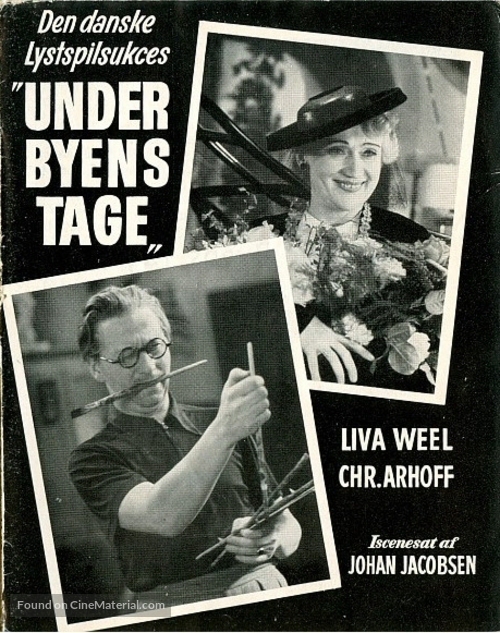 Under byens tage - Danish Movie Poster