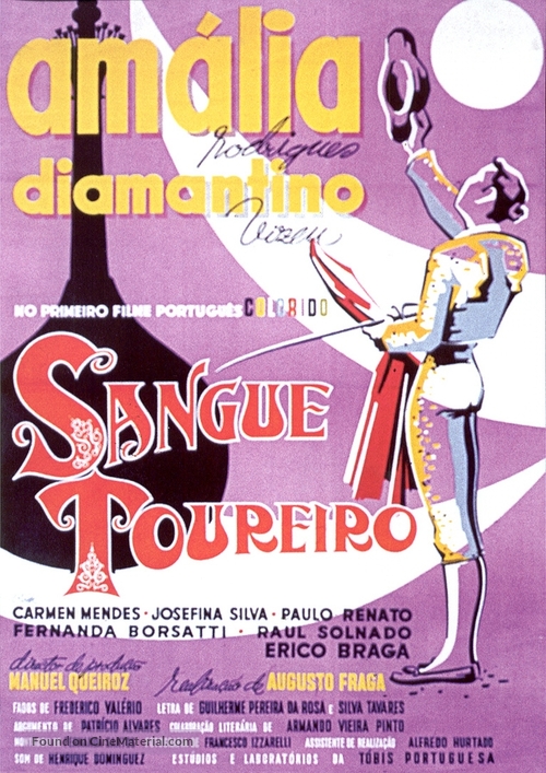 Sangue Toureiro - Portuguese Movie Poster