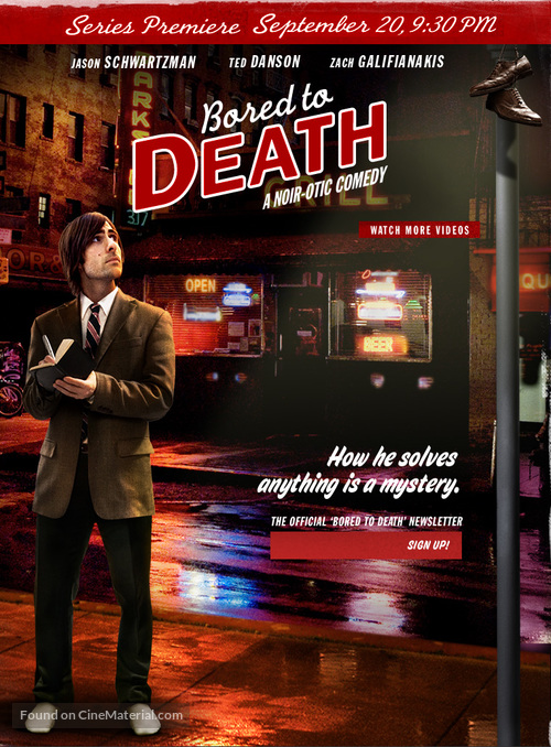 &quot;Bored to Death&quot; - British Movie Cover