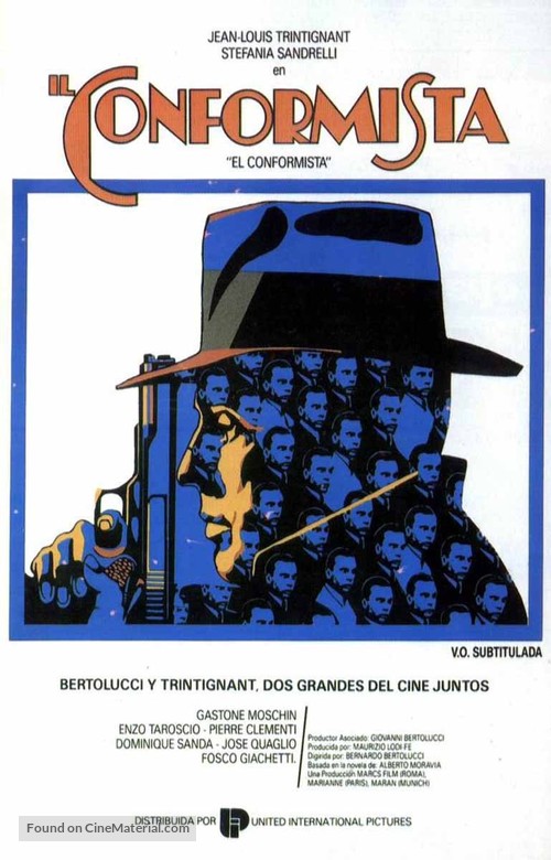 Il conformista - Spanish Movie Poster