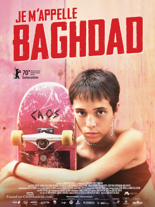 Meu Nome &eacute; Bagd&aacute; - French Movie Poster