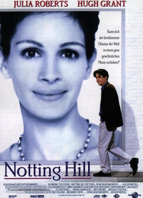 Notting Hill - German Movie Poster