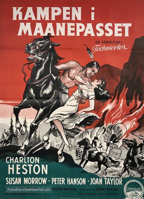 The Savage - Danish Movie Poster