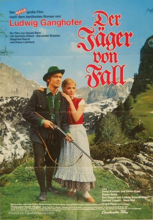 Der J&auml;ger von Fall - German Movie Poster