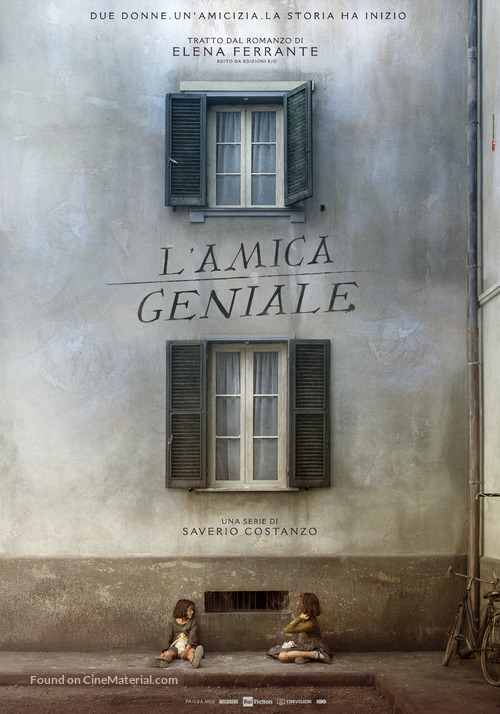 &quot;L&#039;amica geniale&quot; - Italian Movie Poster