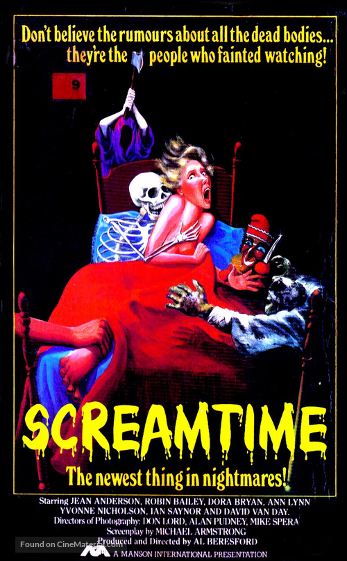 Screamtime - British Movie Poster