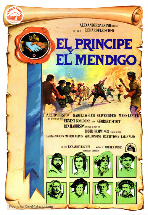 The Prince and the Pauper - Spanish Movie Poster