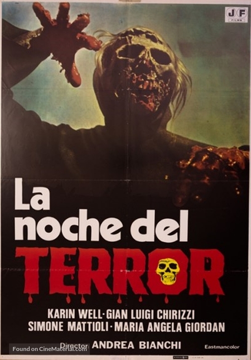 Le notti del terrore - Spanish Movie Poster