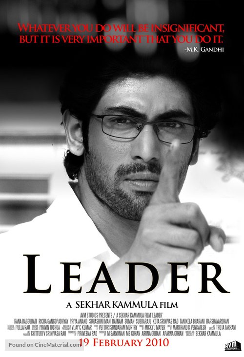 Leader - Indian Movie Poster