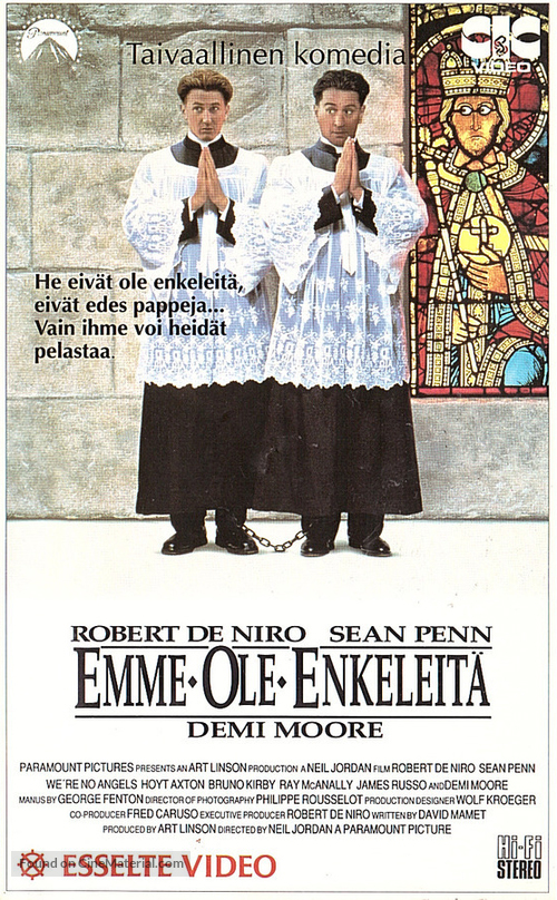 We&#039;re No Angels - Finnish VHS movie cover