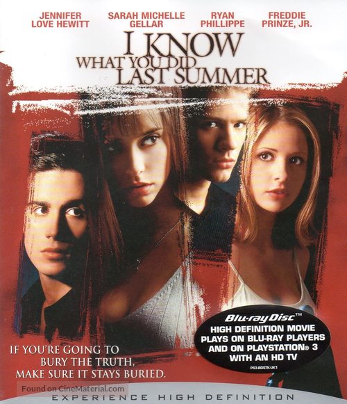 I Know What You Did Last Summer - British Movie Cover