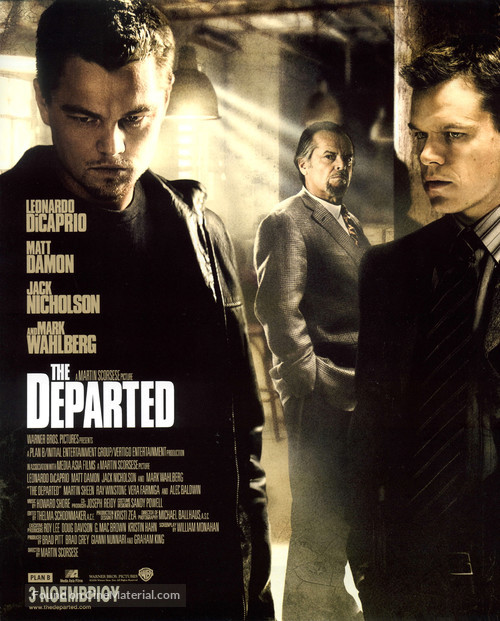 The Departed - Greek Movie Poster