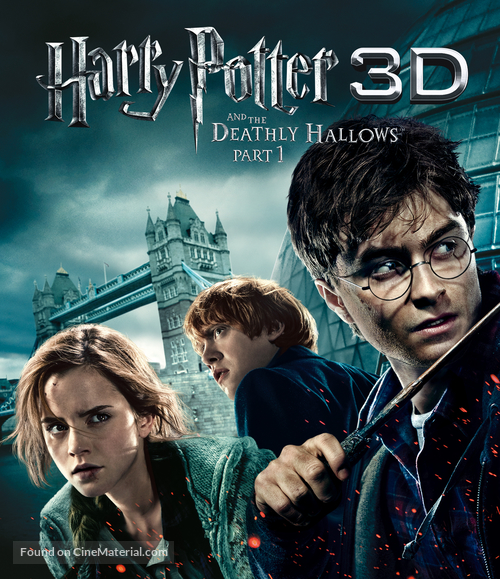 Harry Potter and the Deathly Hallows: Part I - Blu-Ray movie cover