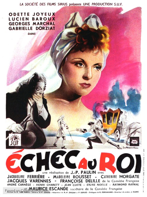 &Eacute;chec au Roi - French Movie Poster