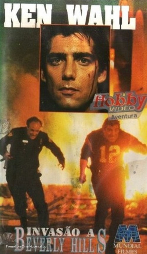 The Taking of Beverly Hills - Brazilian VHS movie cover