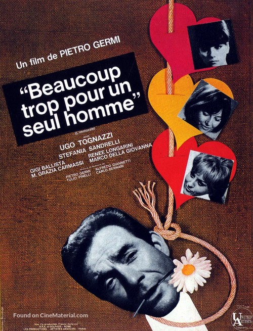 L&#039;immorale - French Movie Poster