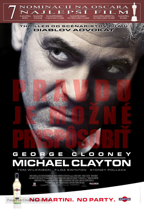 Michael Clayton - Slovak Movie Poster