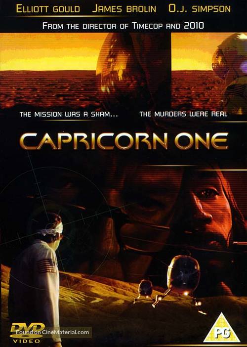 Capricorn One - British DVD movie cover